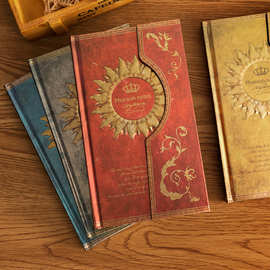 魔法笔记磁扣本复古欧式日记本硬面记事本日程本笔记本子