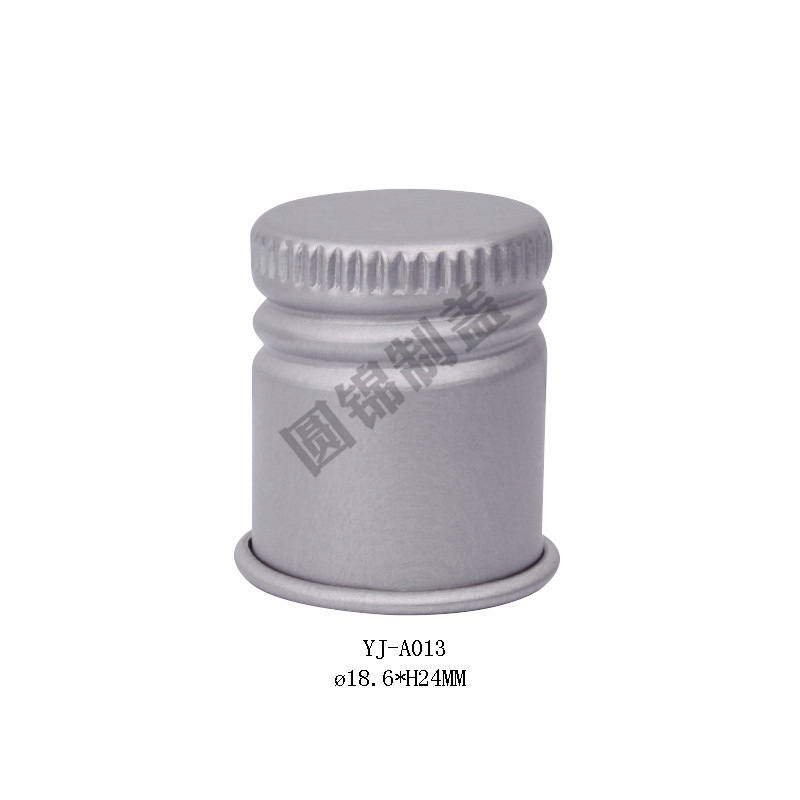 瓶盖批发商工厂直购螺纹铝盖  直径18.6 支持定 做铝制瓶盖