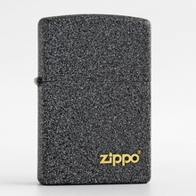 ZIPPO之宝防风煤油打火机铁砂石磨砂商标标志211ZL