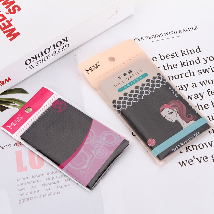 Color bag pair of bangs square magic paste dollar store 2 yuan store supply