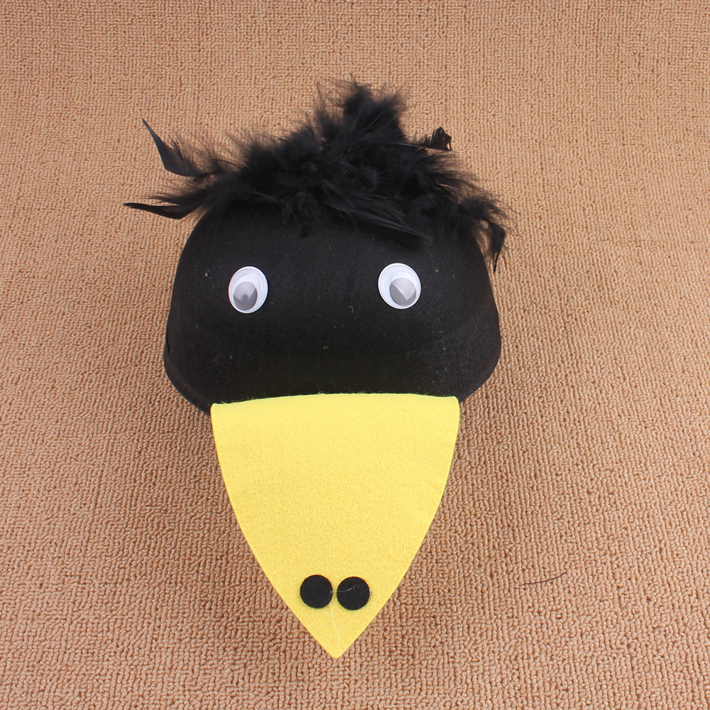 1 61 kindergarten rendimiento fiesta vestir cos apoyos no tejido de dibujos animados animal sombrero