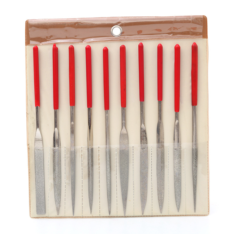 电镀金刚石锉刀套装组合平扁锉半圆锉三角锉四方锉异型圆锉定 制