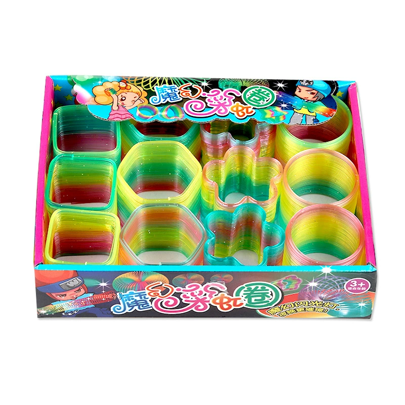 Rainbow неоновый классическийSlinky, игрушка, новая коллекция, ностальгия, 12 штук