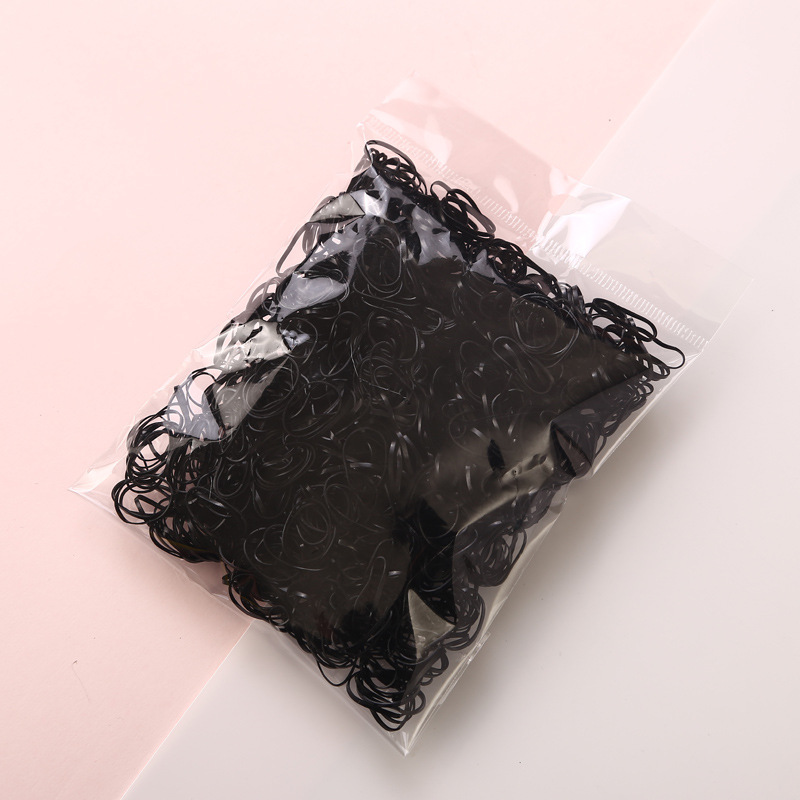 AliExpress 200/1000 piezas lindo chica desechable elástico anillo de pelo Cola de Caballo cinturón de goma accesorios para el cabello de los niños