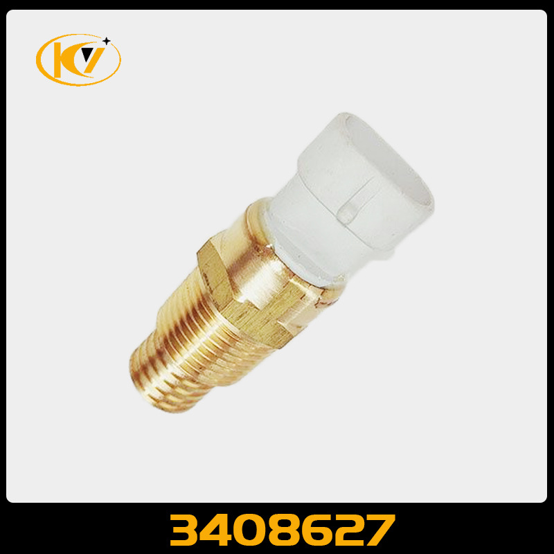 3056353发动机水温传感器1/2 14NPTF温度报警开关3408627 4327017