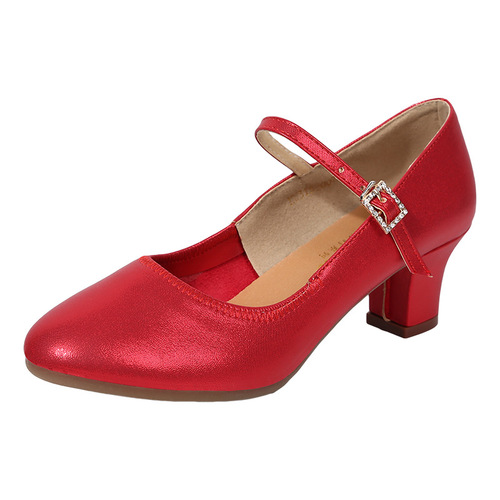 Cross-border square dance shoes new product square dance shoes women's dance shoes modern dance social performance dance shoes