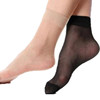 Summer black socks, velvet swan, tights, flesh color, mid-length