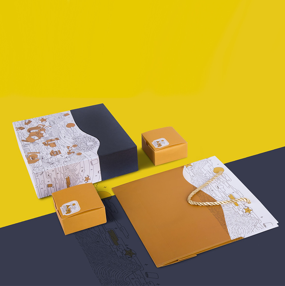 创意月饼礼盒包装纳米磨砂茶叶包装盒礼品外包装盒设计