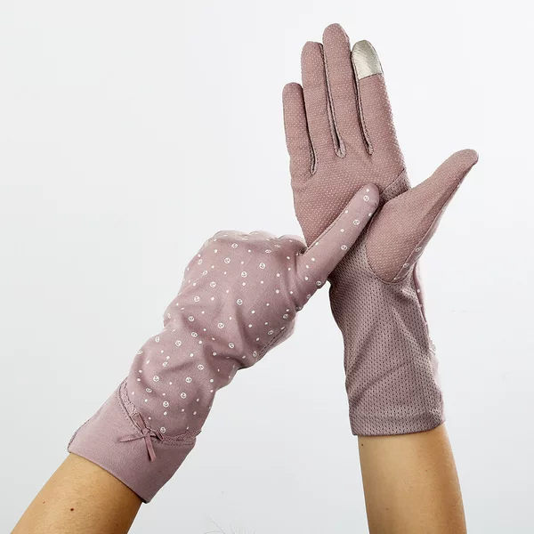 Women's Summer Protective Thin 7516 UV Protection Outdoor Cycling Driving Ride Touch Screen Sun Protection Gloves