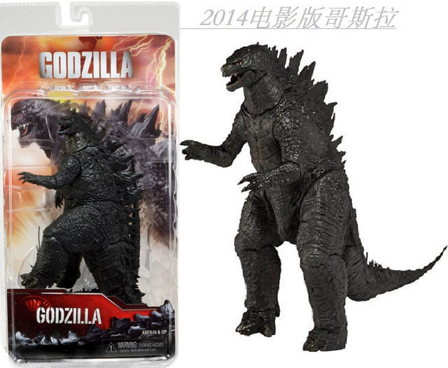 Фигурка PVC из фильма Godzilla от NECA, ~18 см, коллекционная карточная блистер