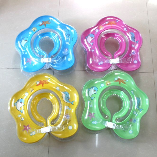 Anillo de natación para bebé collar doble airbag bebé recién nacido anillo de natación collar verano bebé engrosado collar salvavidas