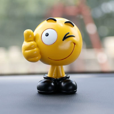 Hahu car decoration creative shaking Car ornaments - awesome-120g