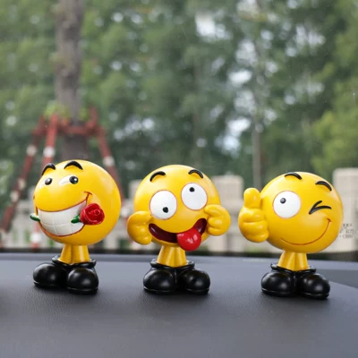 Car ornaments – cute cartoon car interior personalized