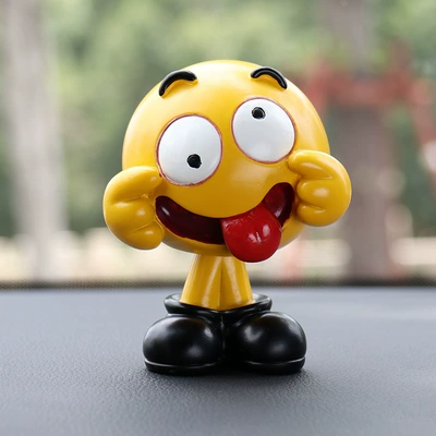 creative shaking head doll facial: Car ornaments - grimace-120g
