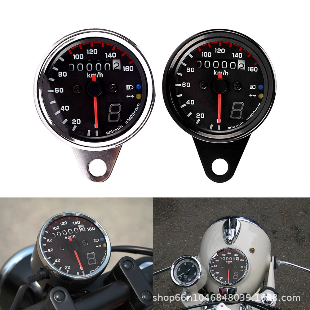 LED-модифицированный дисплей файл Mippling мотоциклетной ленты Display Display коврики Milemons Mileage Mileage