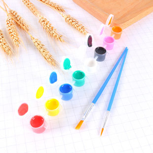 (Wholesale), children's set, pigment acrylic, coloring book, DIY, 3 ml, 8 colors