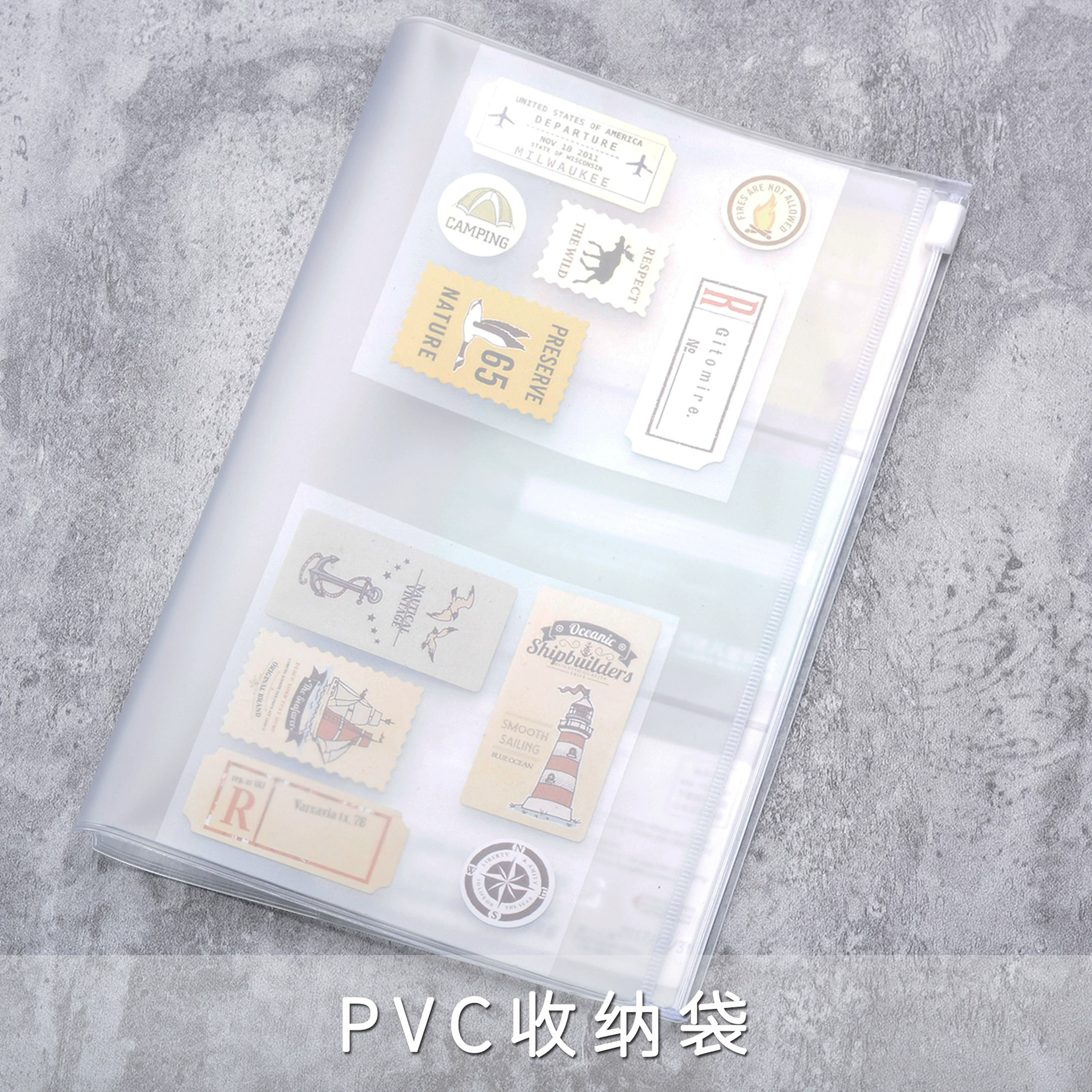 Ноутбук для путешествий, аксессуары PVC, сменный матовый ручной держатель для хранения с молнией для документов