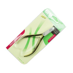 Manicure exfoliation set gold D501 dead skin shear white card 8710 dead skin pliers sharp size steel push fork