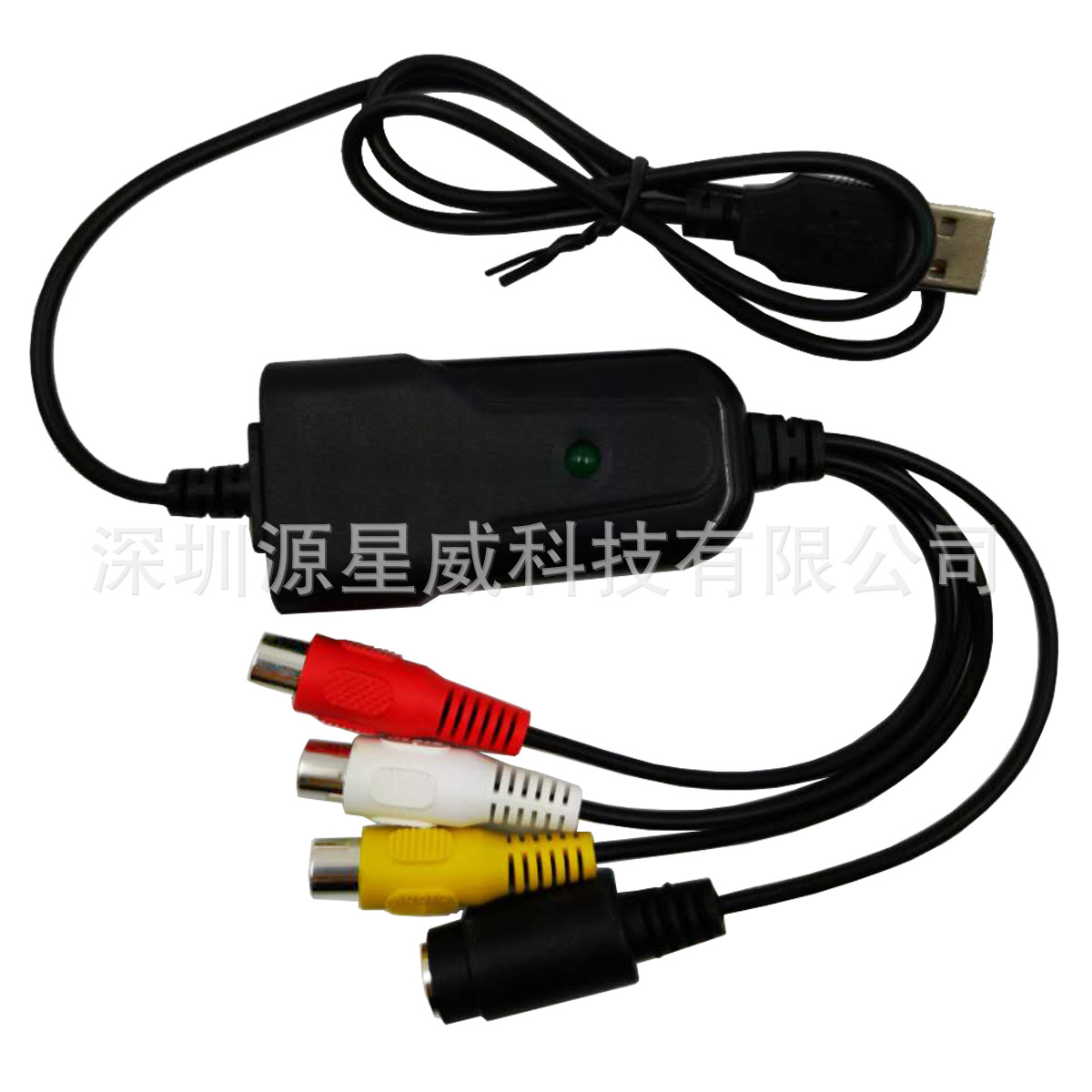 Original USB2.0 tarjeta de captura de vídeo de un solo canal USB adquisición AV señal captura de datos Tarjeta de adquisición de unidad libre modelo privado