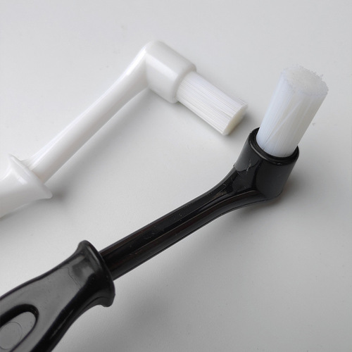 Manufacturer wholesale long handle coffee machine cleaning brush elbow coffee machine brewing head cleaning set coffee machine brush