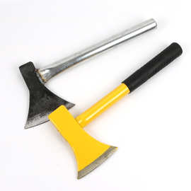 五金工具多用斧 铁把斧子 钢管斧子家用大号劈柴伐木斧加固斧子