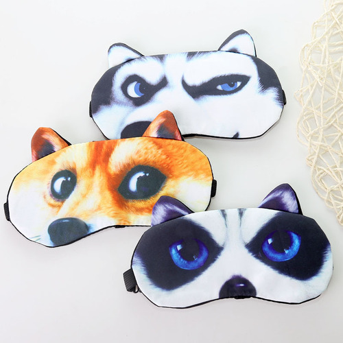 New eye mask creative 3D cartoon animal sleeping ice pack, blackout eye mask, ice compress eye mask for male and female students