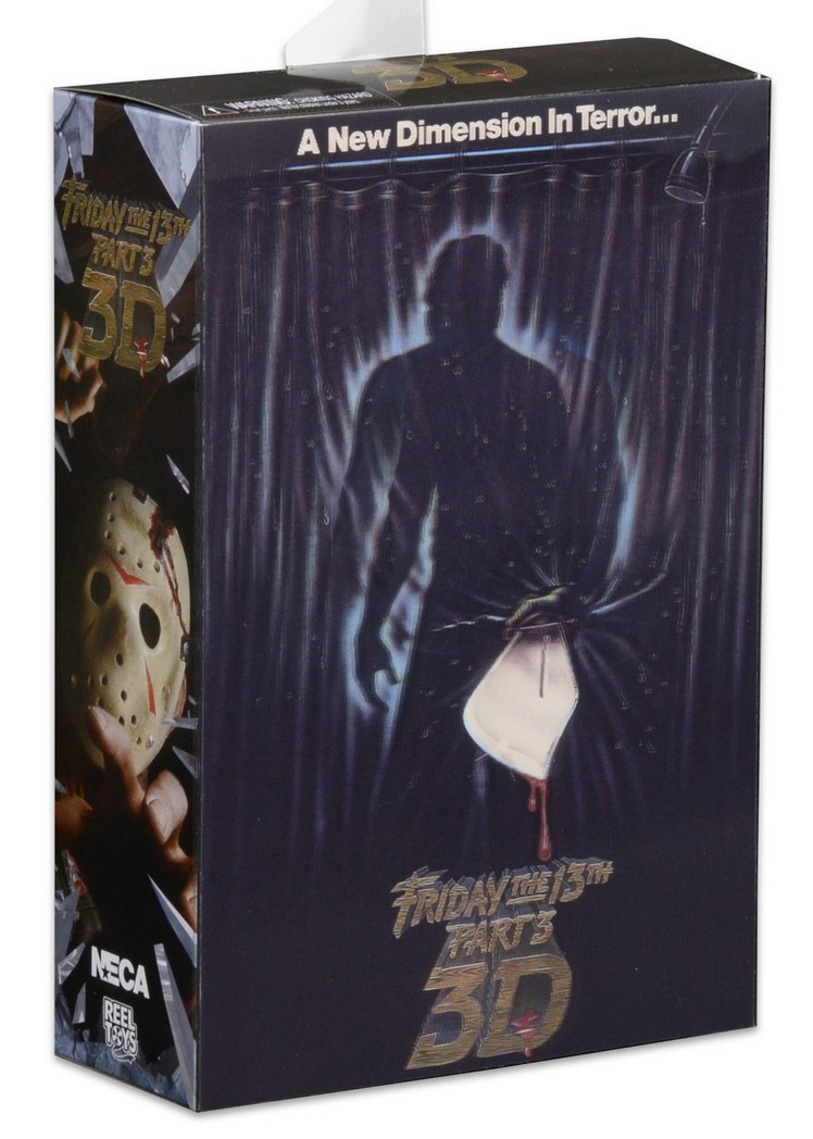 NECA Viernes Negro tercera 3D JASON Deluxe Edition modelo hecho a mano