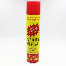 宝利来直冲通用充气打火机配件高纯度300ml大容量高气体批发