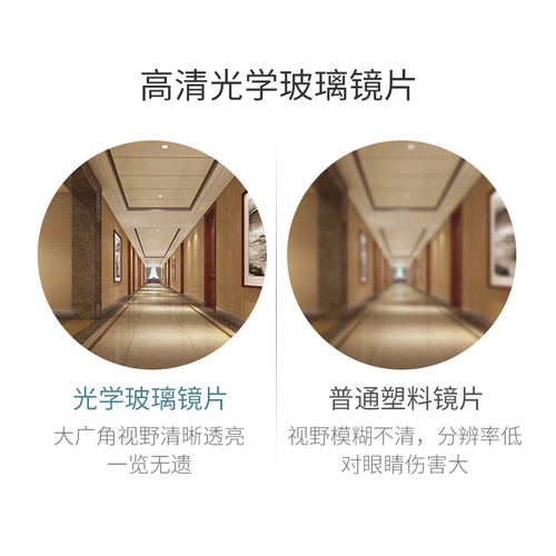 All-copper cat's eye door mirror universal high-definition wide-angle anti-theft door sheep's eye anti-peep anti-pry hotel room visible cat's eye