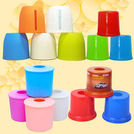 厂家直供纸巾筒做印刷LOGO塑料抽纸筒纸抽筒广告彩色卷纸筒纸巾筒
