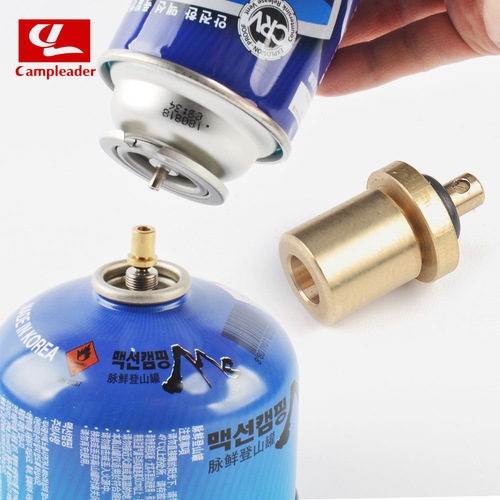 Outdoor stove long gas tank filling flat gas tank filling accessories filling valve 5g pure copper mini ultra-light filling valve