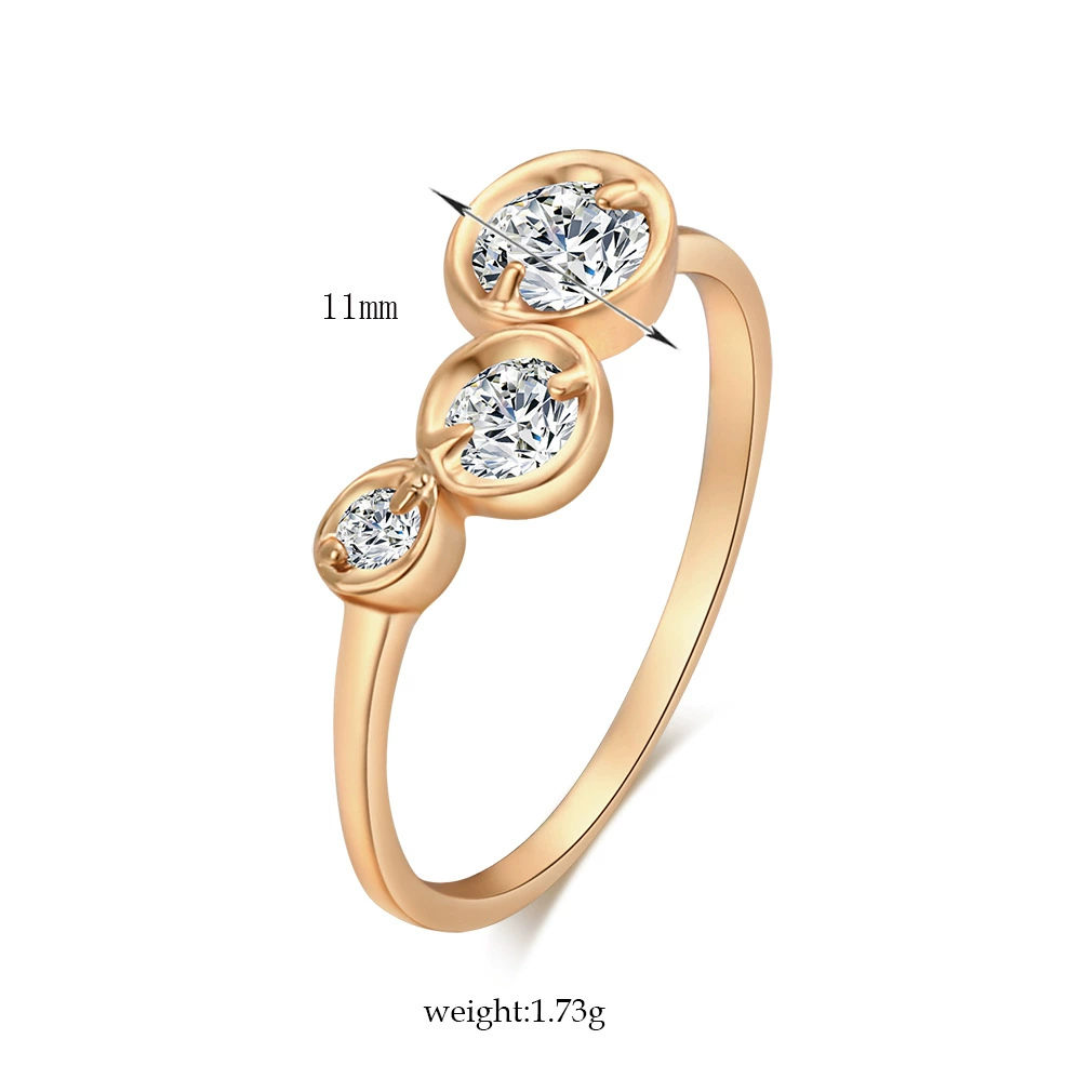 Ring, sophisticated jewelry with zircon, direct factory sales, simple and elegant design, Aliexpress