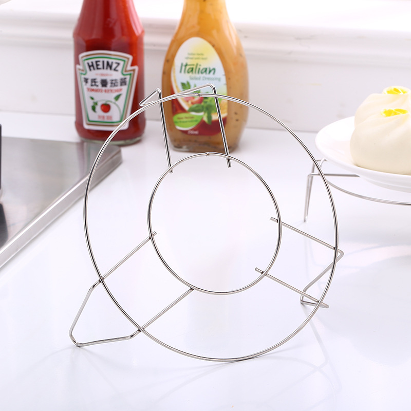 Ventas directas de la fábrica 201 no magnético de acero inoxidable vapor de cocina gadget trípode vapor olla de vapor olla