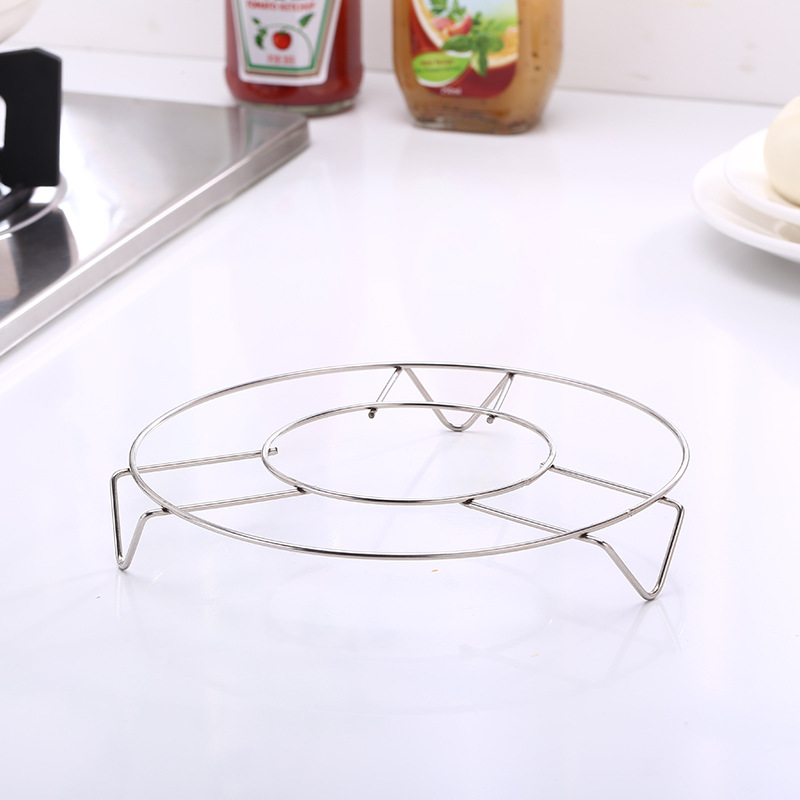 Ventas directas de la fábrica 201 no magnético de acero inoxidable vapor de cocina gadget trípode vapor olla de vapor olla