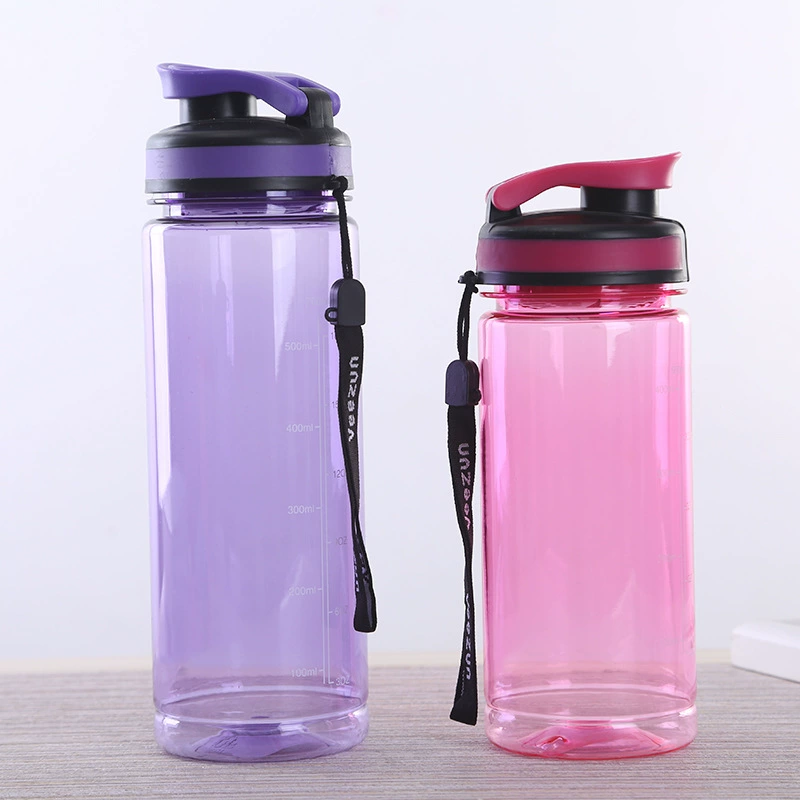  handheld shatterproof plastic clear water glass, simple and elegant design
