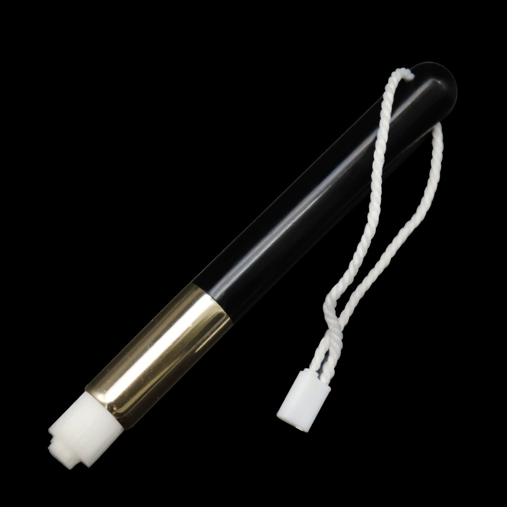 Nasal cleaning brush, 11 cm, ABS or wooden handle, flat or convex head, customizable colors