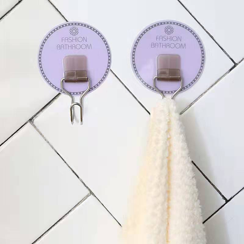 Strong adhesive hook cute mini self-adhesive wall dormitory adhesive hook on the wall clothes groove sticker wall hanging