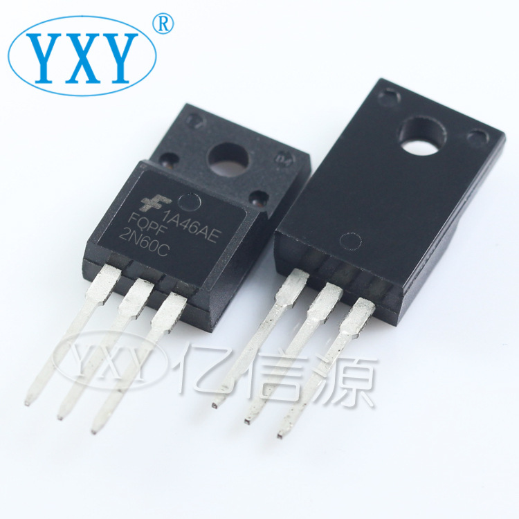 厂家直营 FQPF2N60C 2N60C TO-220F 2A 600V MOS场效应管