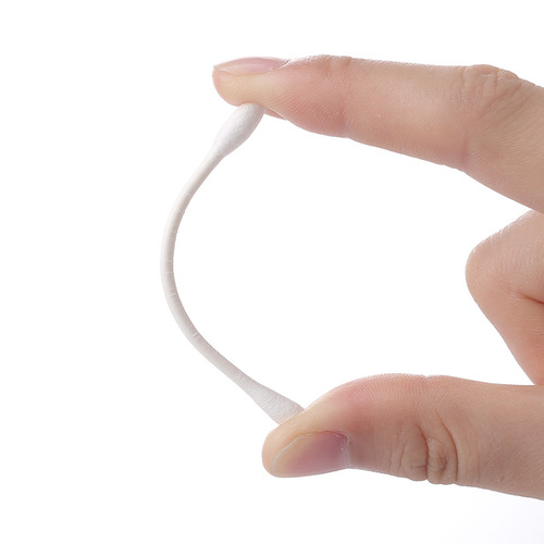 FASOLA double-headed cotton swabs, travel individually packaged cotton swabs, disposable portable cotton swabs, pointed cotton swabs