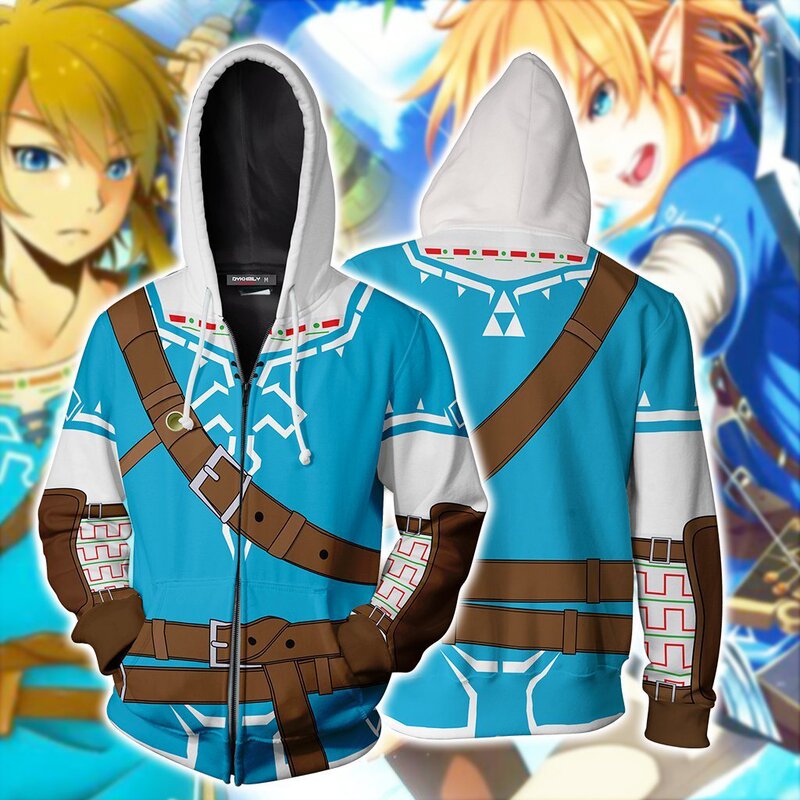2019 New Cross-Border Legend of Zelda 3D Anime Sweatshirt Cosplay Sweatshirt 2019 New Cross-Border Legend of Zelda 3D Anime Sweatshirt Cosplay Sweatshirt