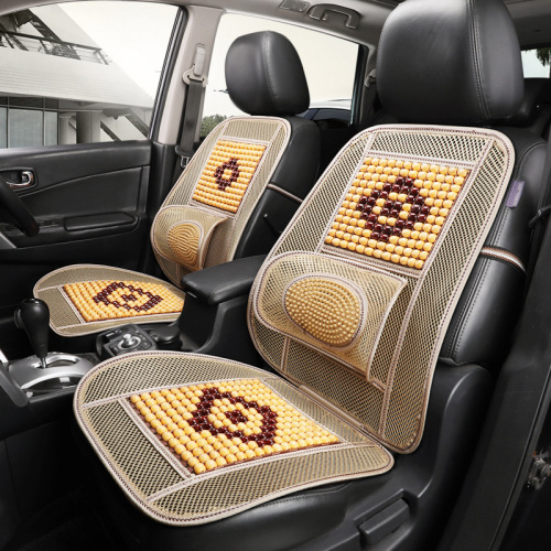 XF930 Summer Wood Bead Car Seat Cushion Single Ventilated Cooling Cushion Summer Car Seat Cooling Wood Bead Single Seat