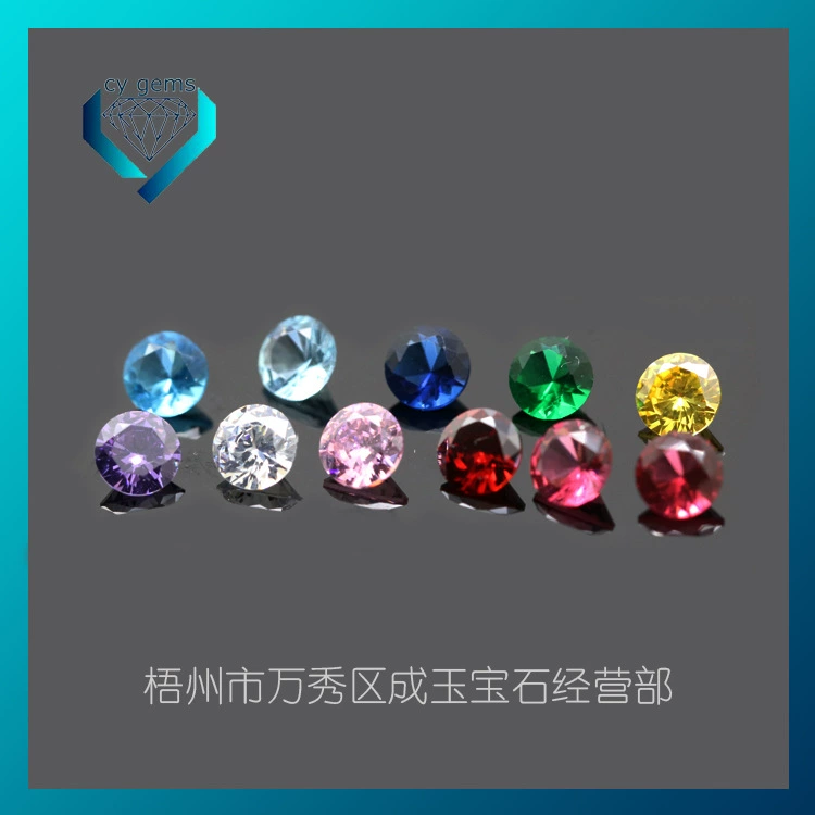 Blue yellow zirconium, gemstone, wholesale