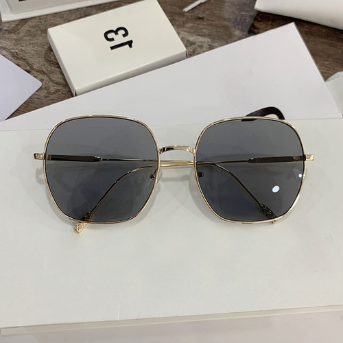 New G family sunglasses for women, retro color metal square frame glasses, trendy men's and women's fashion internet celebrity sunglasses manufacturer
