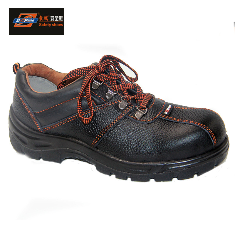 东鹏牌防滑防静电安全鞋耐油耐磨耐酸碱真皮透气劳保鞋厂家批发