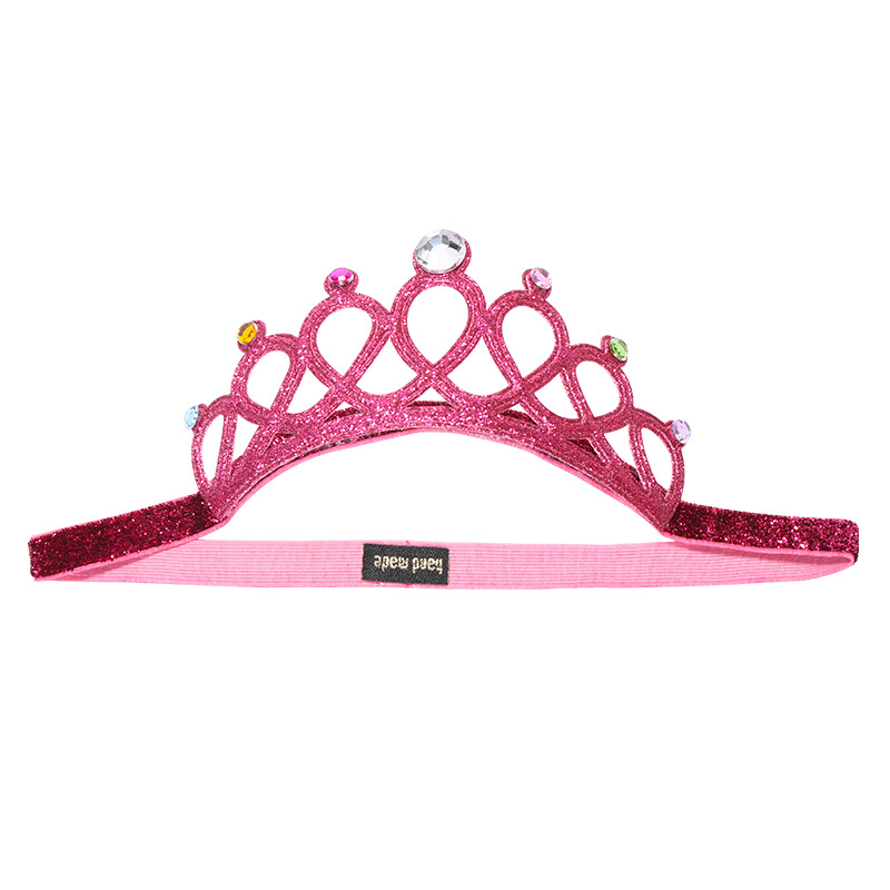 Nueva corona pelo banda 40927 dulce princesa pelo accesorios fábrica moda bebé brillo rhinestone niños pelo banda