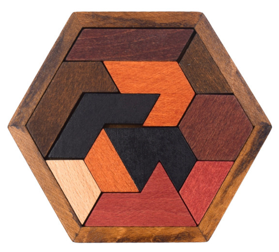 Cerradura de Kongming de juguete de madera para niños Cerradura de Kongming Cerradura de Luban Juego completo de embutir clásica de juguete de madera Cerradura de Kongming