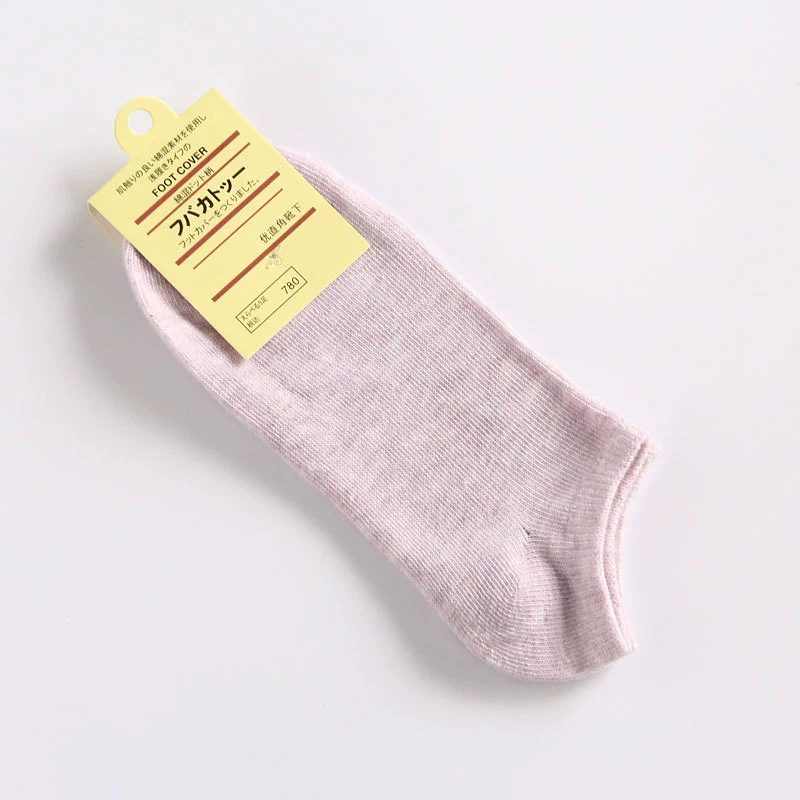 invisibile/низкопроходные женские носки, конфетти цвета хлопковое blend, 10 пар в упаковке, индивидуальная маркировка