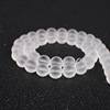 Synthesized white crystal, accessory, round beads, beaded bracelet