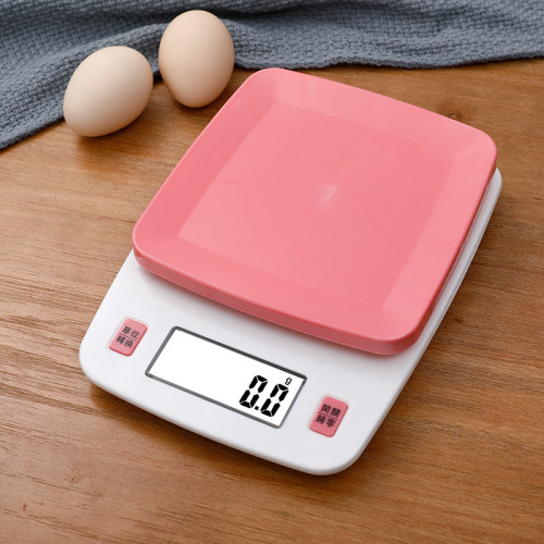 Factory direct supply new kitchen scale baking electronic scale high precision stainless steel electronic scale mini gram scale platform scale