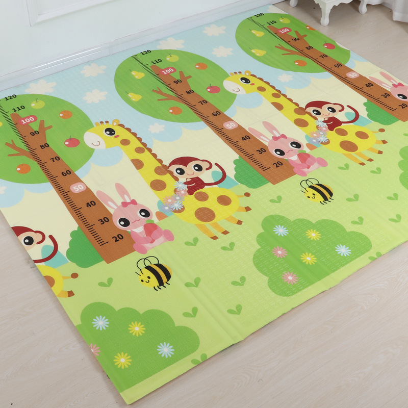 Alfombras de juego plegables XPE para bebés, con dibujos animados, para sala de estar y dormitorio, alfombras de gateo plegables para bebés, envío transfronterizo.